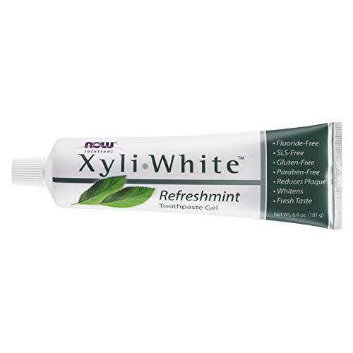 NOW Solutions, Xyliwhite Toothpaste Gel, Refreshmint, Cleanses a...