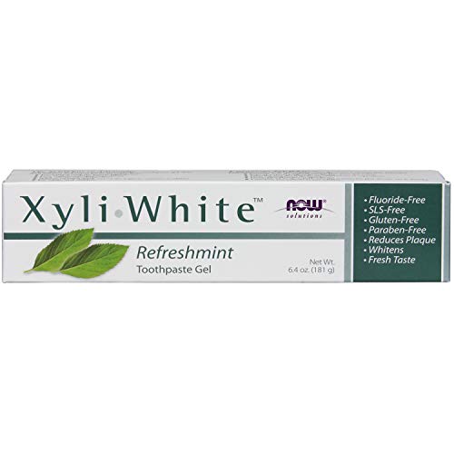 NOW Solutions, Xyliwhite Toothpaste Gel, Refreshmint, Cleanses a...