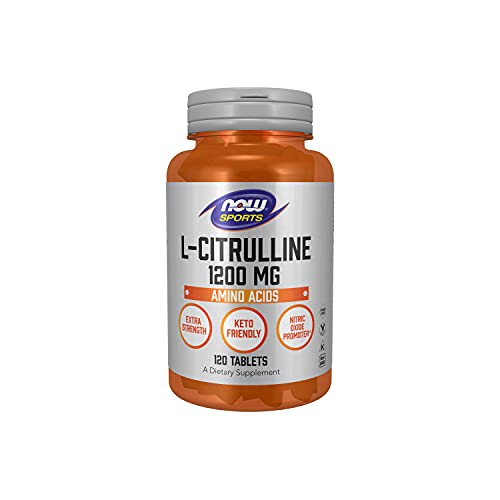 NOW Sports Nutrition, L-Citrulline, Extra Strength 1200 mg, Amino...