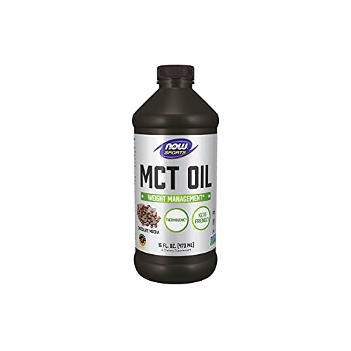 NOW Sports Nutrition, MCT Medium-chain triglycerides Oil, Choco...