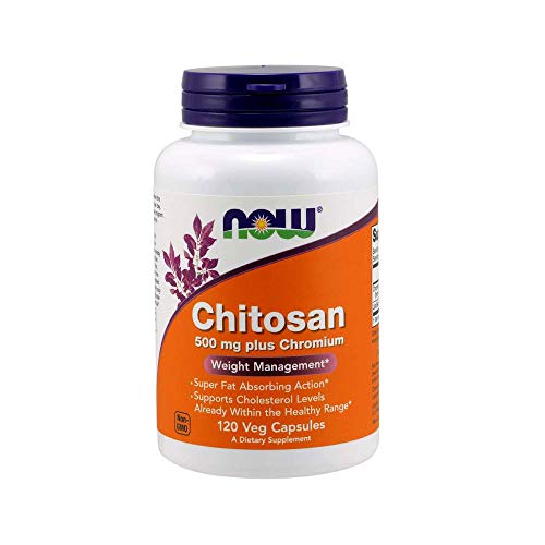 NOW Supplements, Chitosan 500 mg plus Chromium, Weight Management...