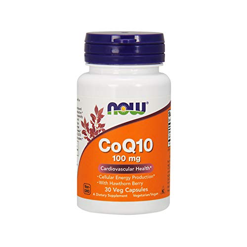 NOW Supplements, CoQ10 100 mg with Hawthorn Berry, Pharmaceutical...
