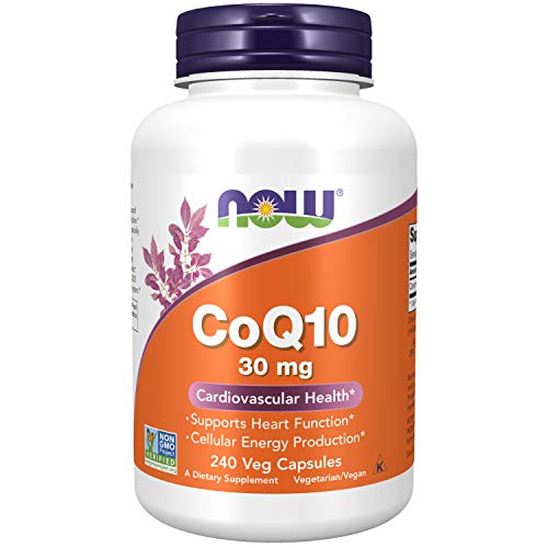 NOW Supplements, CoQ10 30 mg, Pharmaceutical Grade, All-Trans For...