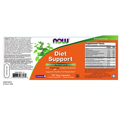 NOW Supplements, Diet Support with ForsLean Coleus forskohlii, ...