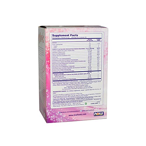 NOW Supplements, Effer-C, Elderberry, Vital Electrolytes*, 1000 ...