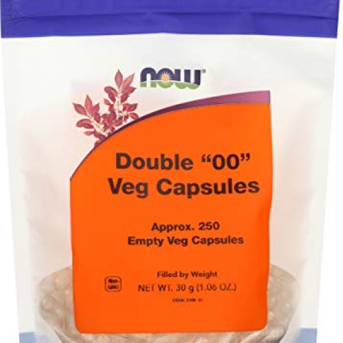 NOW Supplements, Empty Capsules, Vegetarian, Double 00, 250 Veg...