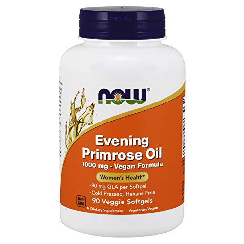 NOW Supplements, Evening Primrose Oil 1000 mg, Cold Pressed, Hexa...