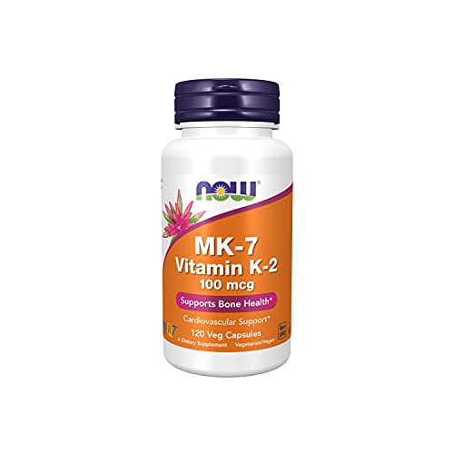 NOW Supplements, MK-7 Vitamin K-2 100 mcg, Cardiovascular Support...