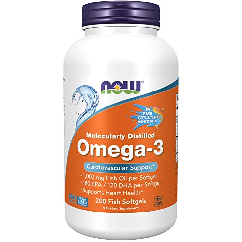 NOW Supplements, Omega-3 180 EPA / 120 DHA, Molecularly Distilled...