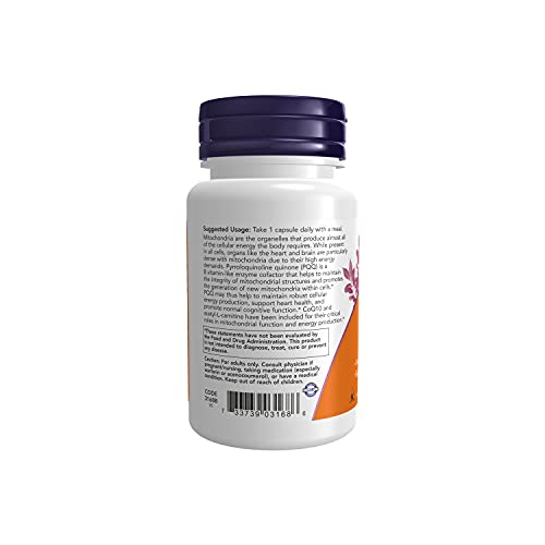 NOW Supplements, PQQ Energy, Free Radical Scavenger*, Cognitive S...