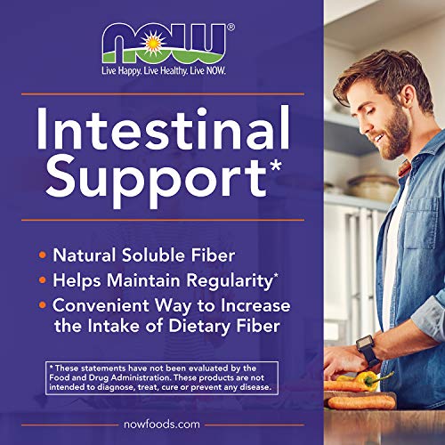 NOW Supplements, Psyllium Husk Powder, Certified Organic, Non-GMO...