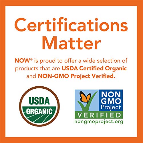 NOW Supplements, Psyllium Husk Powder, Certified Organic, Non-GMO...