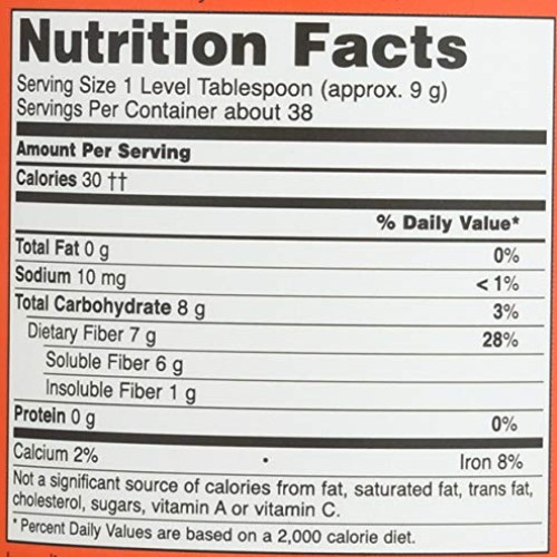 NOW Supplements, Psyllium Husk Powder, Non-GMO Project Verified, ...