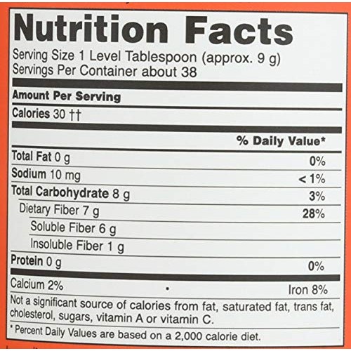 NOW Supplements, Psyllium Husk Powder, Non-GMO Project Verified, ...