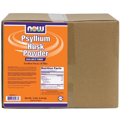 NOW Supplements, Psyllium Husk Powder, Non-GMO Project Verified, ...