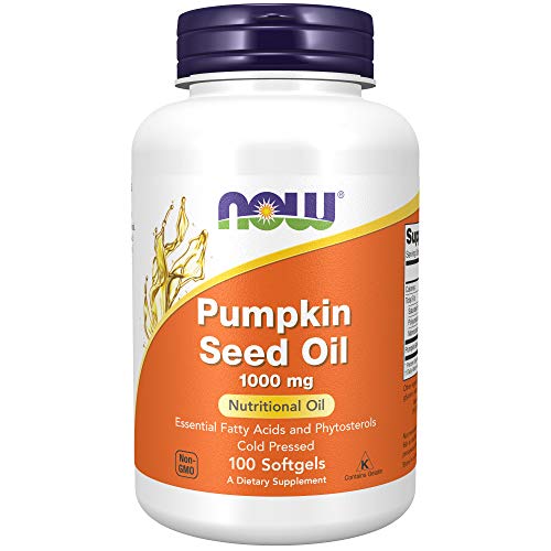 NOW Supplements, Pumpkin Seed Oil 1000 mg with Essential Fatty Ac...