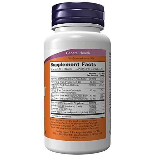 NOW Supplements, Respir-All with Quercetin, Vitamin C, Nettle Ex...
