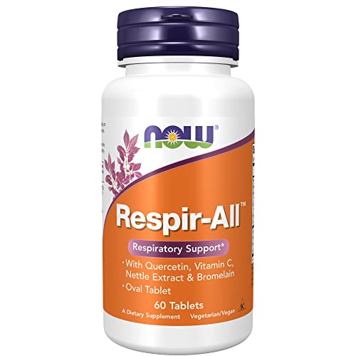 NOW Supplements, Respir-All with Quercetin, Vitamin C, Nettle Ex...