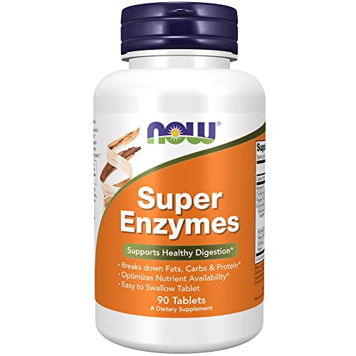 NOW Supplements, Super Enzymes, Formulated with Bromelain, Ox Bil...