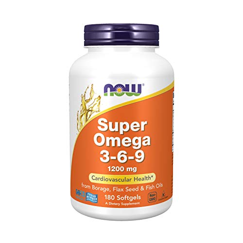 NOW Supplements, Super Omega 3-6-9 1200 mg with a blend of Fish, ...
