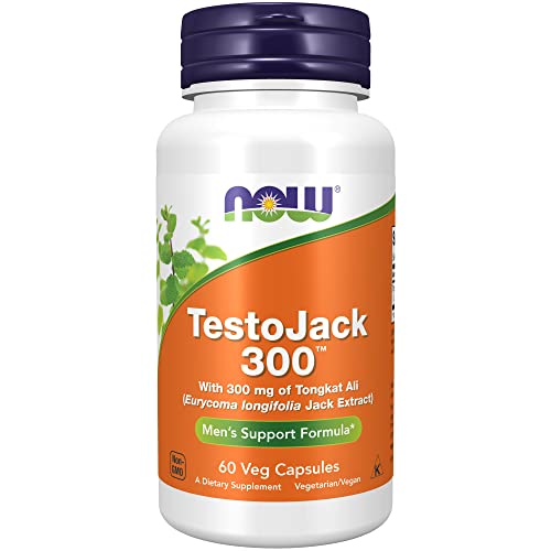 NOW Supplements, TestoJack 300 with 300 mg of Tonkat Ali Euryco...