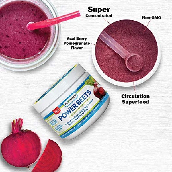 Nu-Therapy Power Beets - Super Concentrated Circulation Superfood...