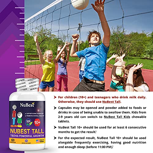 NuBest Tall 10+ - Advanced Growth Formula - Powerful Bone Strengt...