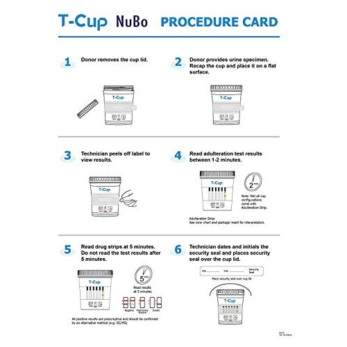 2 Pack NuBo 12 Panel Multi Test Compact Cup - Tests Instantly for...