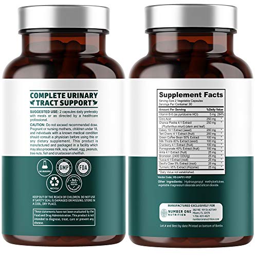 N1N Premium Uric Acid Support for Men and Women 14 Potent Herbs...