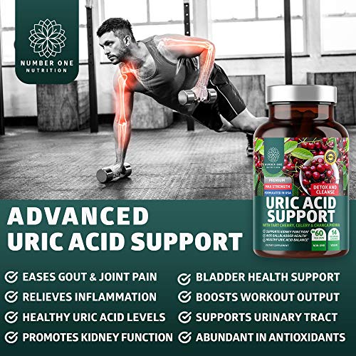 N1N Premium Uric Acid Support for Men and Women 14 Potent Herbs...