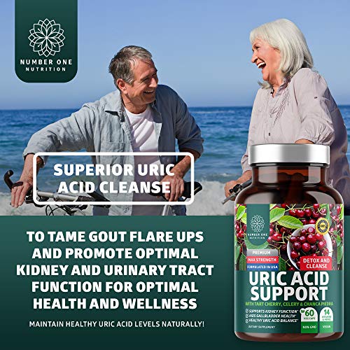N1N Premium Uric Acid Support for Men and Women 14 Potent Herbs...