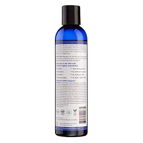 Nurture My Body All-Natural Everyday Shampoo, 8 fl oz. - Certifie...