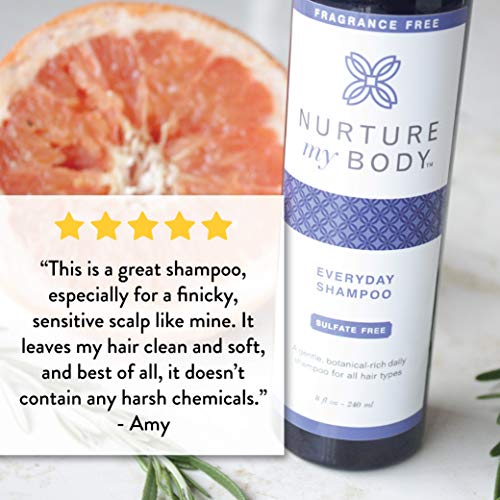 Nurture My Body All-Natural Everyday Shampoo, 8 fl oz. - Certifie...