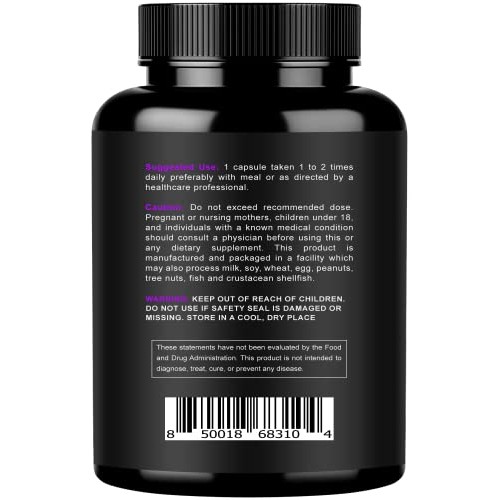 Magnesium Citrate & Oxide 500mg Complex Supplement - High Absorpt...