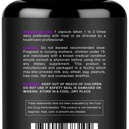 Magnesium Citrate & Oxide 500mg Complex Supplement - High Absorpt...