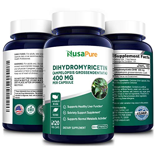 Dihydromyricetin DHM as Hovenia Dulcis Extract 400mg 120 Veggie...