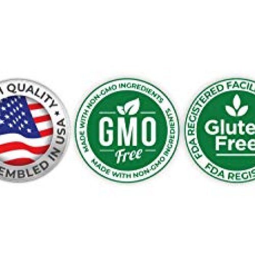 L-Glutamine 1000mg 200 Capsules Vegetarian, Natural, Non-GMO & G...