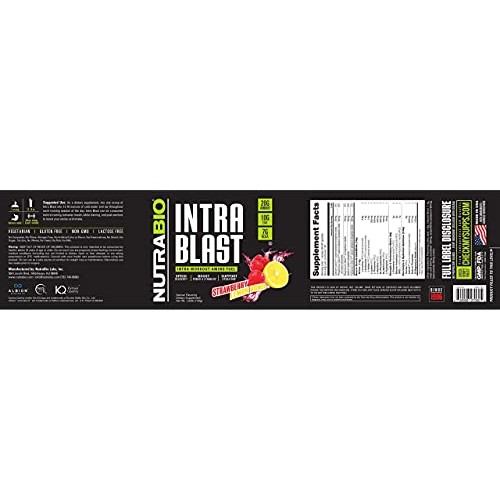 NutraBio Intra Blast - Advanced Electrolyte Performance Matrix - ...
