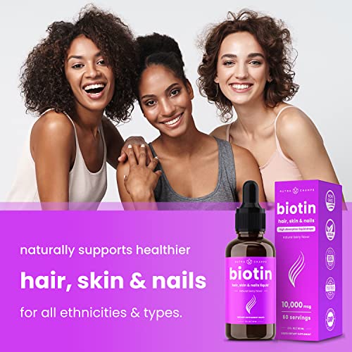 Liquid Biotin Supplement | Liquid Biotin for Hair Growth, Nail He...