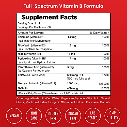 NutraChamps Vitamin B Complex Liquid Drops | B Vitamins Complex S...