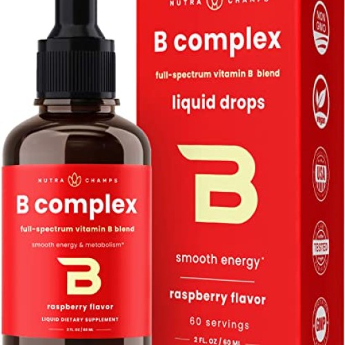 NutraChamps Vitamin B Complex Liquid Drops | B Vitamins Complex S...