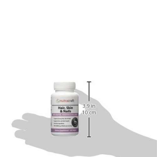 #1 Hair, Skin Nails Supplement with 5000mcg of Biotin, Keratin, C...