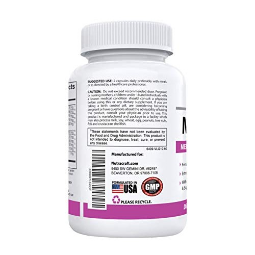 MenoMax #1 Menopause Relief Supplement | Black Cohosh, Dong Quai,...