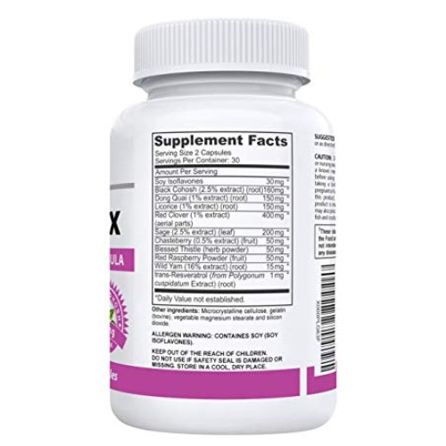 MenoMax #1 Menopause Relief Supplement | Black Cohosh, Dong Quai,...