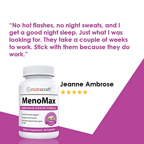 MenoMax #1 Menopause Relief Supplement | Black Cohosh, Dong Quai,...