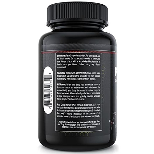 PCTPower #1 Post Cycle Therapy Supplement - 3-in-1 PCT Supplement...