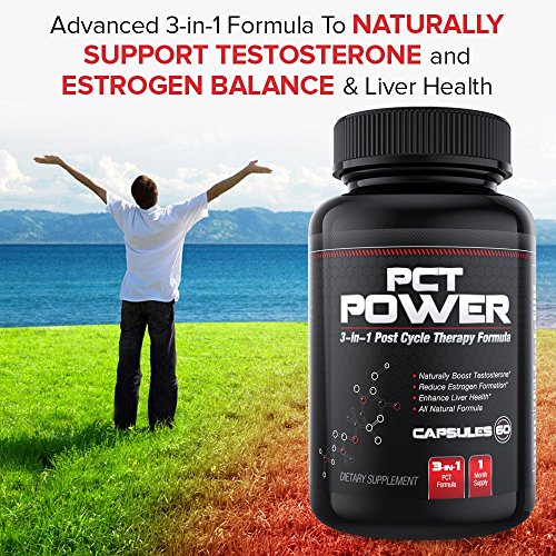PCTPower #1 Post Cycle Therapy Supplement - 3-in-1 PCT Supplement...