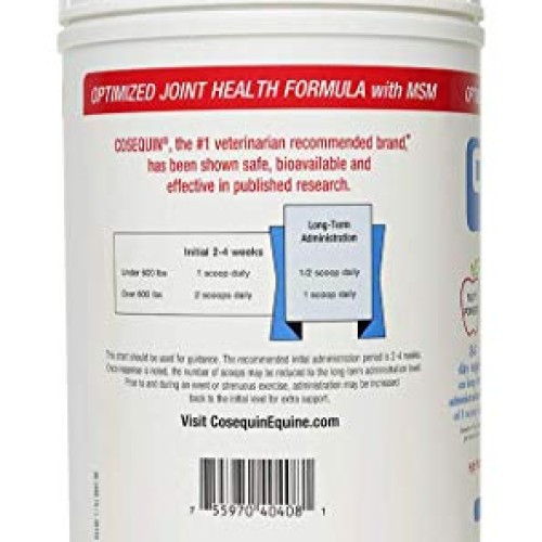 Nutramax Cosequin Equine Optimized with MSM, 1400 Gram Container