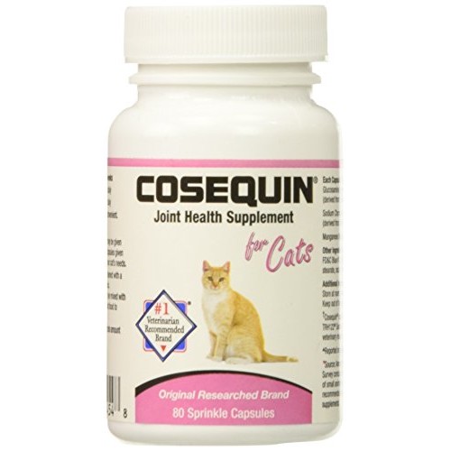 Nutramax Laboratories 2 Pack Cosequin for Cats 80 Count 160 Caps...