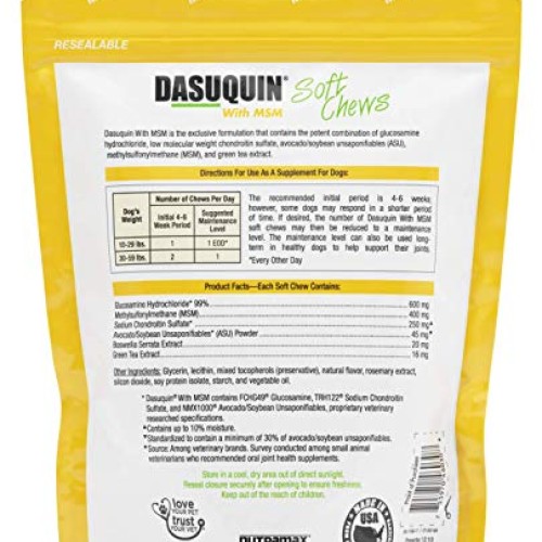 Nutramax Laboratories Dasuquin with MSM Soft Chews